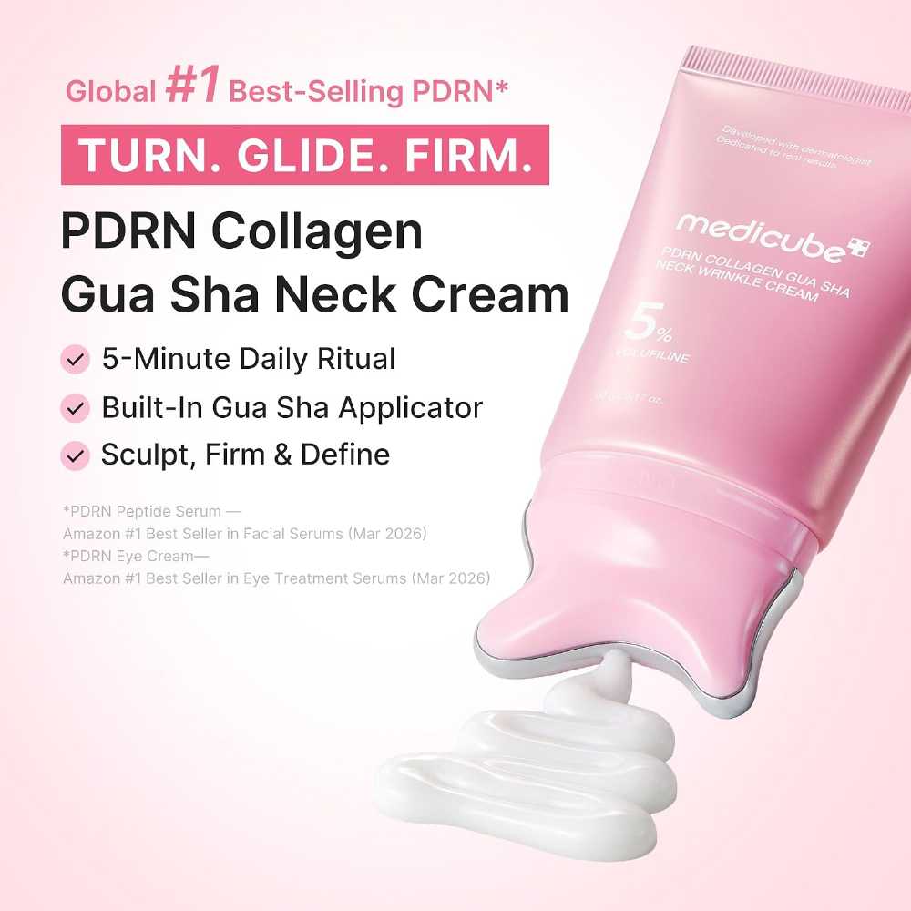 Medicube PDRN Collagen Gua Sha Neck Wrinkle Cream