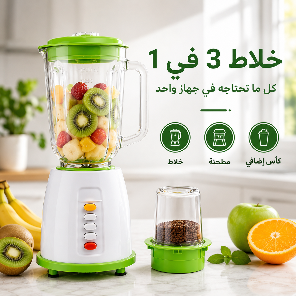 R Square 2-in-1 Blender in use