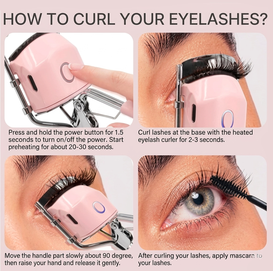 Electric Eyelash Curler Heated