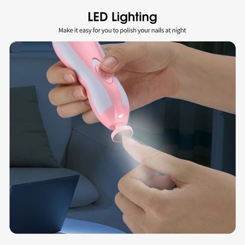 Baby Nail Trimmer Set with Safety LED Light"
