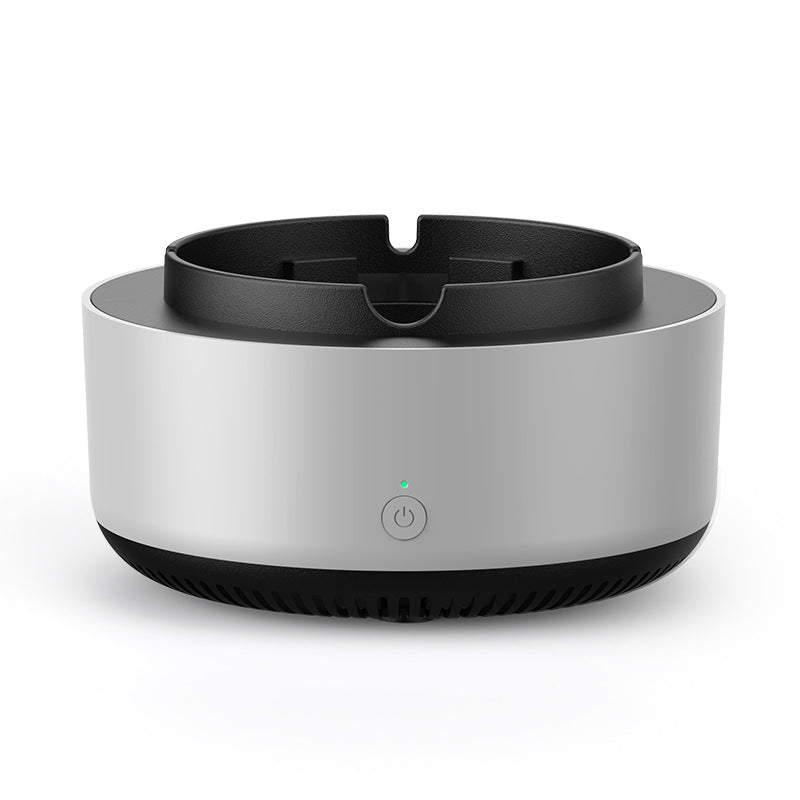 Electronic Intelligent Ashtray Air Purifier | Smokeless Ashtray with Built-in Air Filtration | Odor & Smoke Absorbing for Home and Office Use